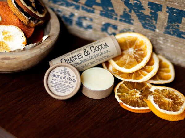 Orange & Cocoa Butter Organic Lip Balm