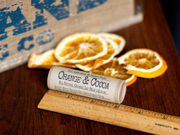 Orange & Cocoa Butter Organic Lip Balm