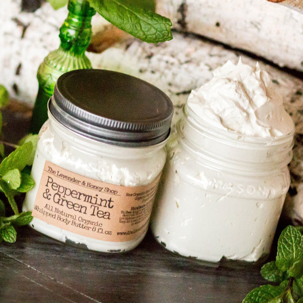 Peppermint & Green Tea Whipped Body Butter