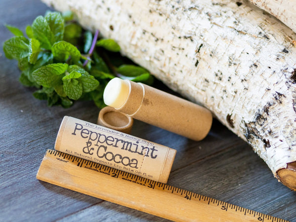 Peppermint & Cocoa Organic Lip Balm